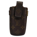 LOUIS VUITTON Monogram Etui Telephone International Cell Case M63064 Auth 113123-13