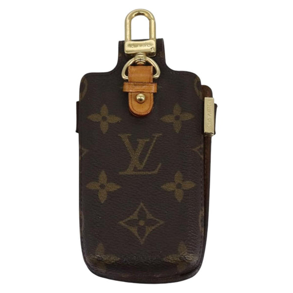 LOUIS VUITTON Monogram Etui Telephone International Cell Case M63064 Auth 113123