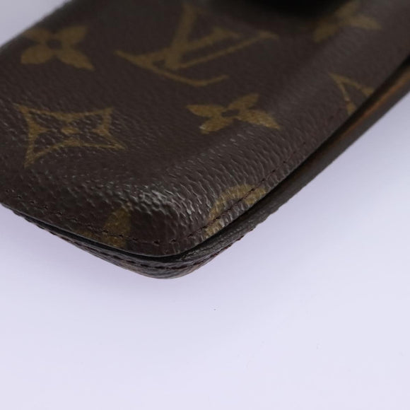 LOUIS VUITTON Monogram Etui Telephone International Cell Case M63064 Auth 113123