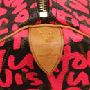 LOUIS VUITTON Monogram Graffiti Speedy 30 Hand Bag Pink M93704 LV Auth 113125AM-18