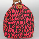 LOUIS VUITTON Monogram Graffiti Speedy 30 Hand Bag Pink M93704 LV Auth 113125AM-4