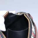 BURBERRY Monogram Stripe Shoulder Bag PVC Leather Brown Auth 113137V-19