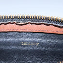 BURBERRY Monogram Stripe Shoulder Bag PVC Leather Brown Auth 113137V-10