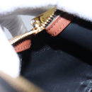 BURBERRY Monogram Stripe Shoulder Bag PVC Leather Brown Auth 113137V-12