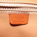 CELINE Macadam Canvas Shoulder Bag PVC Leather Brown Gold Auth 113138-19