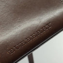 BURBERRY Nova Check Shoulder Bag Canvas Beige Auth 113146-10