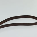 BURBERRY Nova Check Shoulder Bag Canvas Beige Auth 113146-8