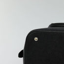 BURBERRY Nova Check Hand Bag Canvas Beige Black Auth 113152-14