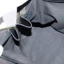 BURBERRY Nova Check Hand Bag Canvas Beige Black Auth 113152-18