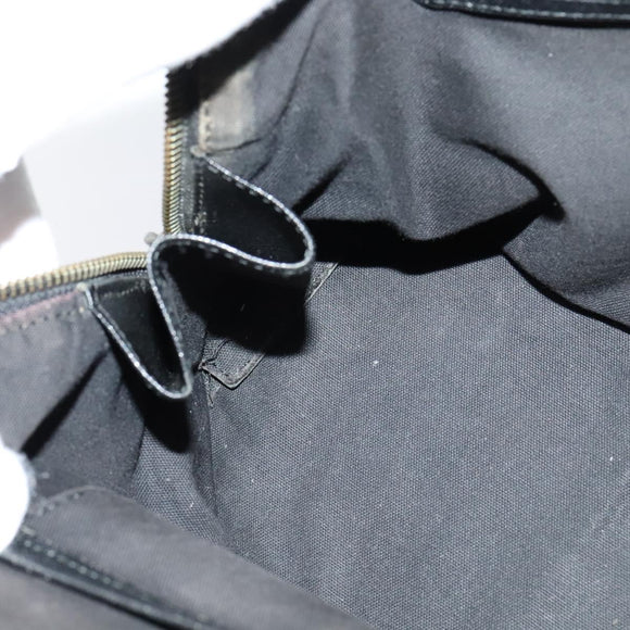 BURBERRY Nova Check Hand Bag Canvas Beige Black Auth 113152