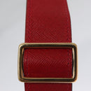 GUCCI Bamboo Waist bag Leather Red Auth 113159V-10