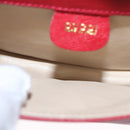 GUCCI Bamboo Waist bag Leather Red Auth 113159V-11