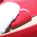 GUCCI Bamboo Waist bag Leather Red Auth 113159V-12