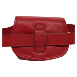 GUCCI Bamboo Waist bag Leather Red Auth 113159V - 0