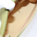 BURBERRY Nova Check Shoulder Bag Canvas Green Auth 113160-12