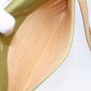 BURBERRY Nova Check Shoulder Bag Canvas Green Auth 113160-21