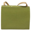 BURBERRY Nova Check Shoulder Bag Canvas Green Auth 113160-3