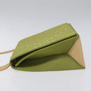 BURBERRY Nova Check Shoulder Bag Canvas Green Auth 113160-5