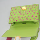 PRADA Watermelon Shoulder Bag Safiano leather Green Auth 113168V-10