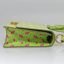 PRADA Watermelon Shoulder Bag Safiano leather Green Auth 113168V-3