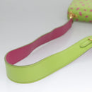 PRADA Watermelon Shoulder Bag Safiano leather Green Auth 113168V-7