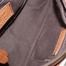 BURBERRY Nova Check Shoulder Bag Canvas Beige Brown Auth 113178-12