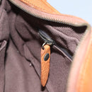 BURBERRY Nova Check Shoulder Bag Canvas Beige Brown Auth 113178-21