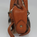 BURBERRY Nova Check Shoulder Bag Canvas Beige Brown Auth 113178-4
