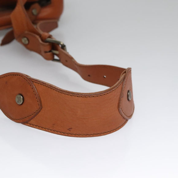 BURBERRY Nova Check Shoulder Bag Canvas Beige Brown Auth 113178