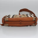 BURBERRY Nova Check Shoulder Bag Canvas Beige Brown Auth 113178-5