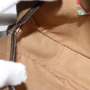 GUCCI GG Supreme Web Sherry Line Clutch Bag PVC Beige Red Green Auth 113196-18