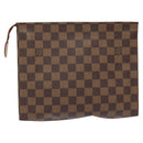 LOUIS VUITTON Damier Ebene Poche Toilette 26 Pouch N47543 LV Auth 113197-2