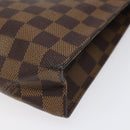 LOUIS VUITTON Damier Ebene Poche Toilette 26 Pouch N47543 LV Auth 113197-7