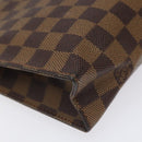 LOUIS VUITTON Damier Ebene Poche Toilette 26 Pouch N47543 LV Auth 113197-14
