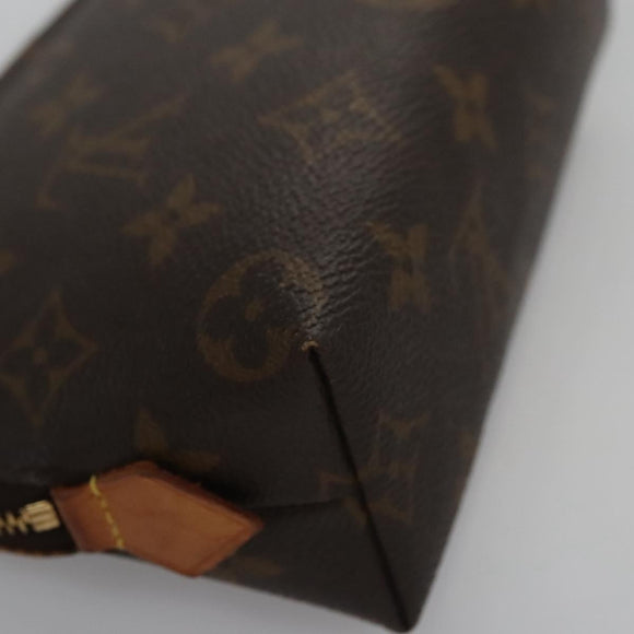 LOUIS VUITTON Monogram Pochette Cosmetic PM Cosmetic Pouch M47515 LV Auth 113199