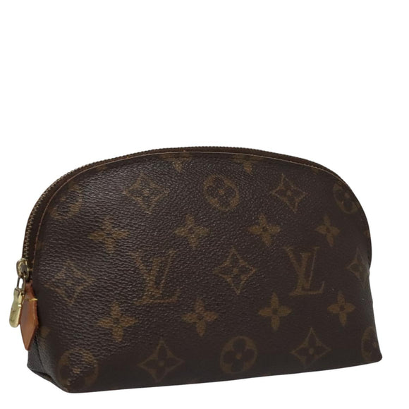 LOUIS VUITTON Monogram Pochette Cosmetic PM Cosmetic Pouch M47515 LV Auth 113199