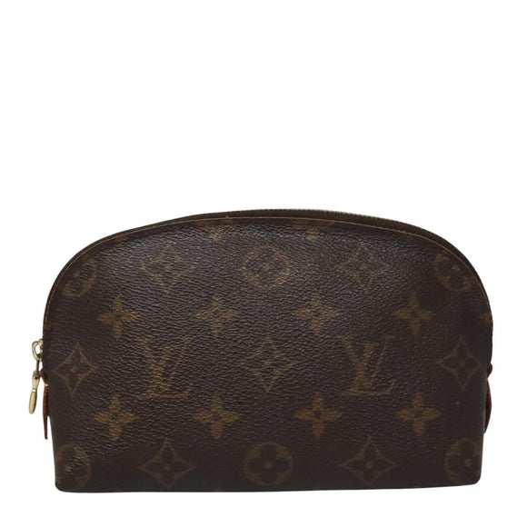 LOUIS VUITTON Monogram Pochette Cosmetic PM Cosmetic Pouch M47515 LV Auth 113199
