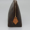 LOUIS VUITTON Monogram Pochette Cosmetic PM Cosmetic Pouch M47515 LV Auth 113199-3