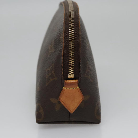 LOUIS VUITTON Monogram Pochette Cosmetic PM Cosmetic Pouch M47515 LV Auth 113199