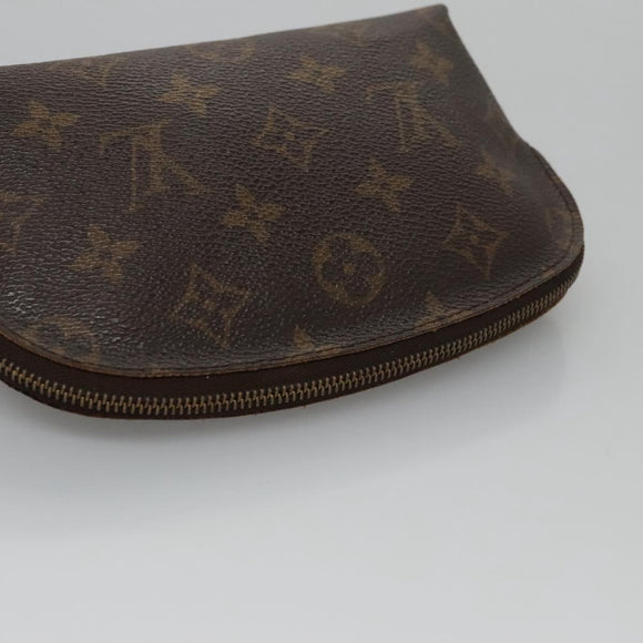 LOUIS VUITTON Monogram Pochette Cosmetic PM Cosmetic Pouch M47515 LV Auth 113199