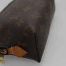LOUIS VUITTON Monogram Pochette Cosmetic PM Cosmetic Pouch M47515 LV Auth 113199-7