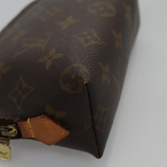 LOUIS VUITTON Monogram Pochette Cosmetic PM Cosmetic Pouch M47515 LV Auth 113199