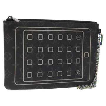 LOUIS VUITTON Monogram Eclipse Fragment iPhone Case M64449 LV Auth 113202