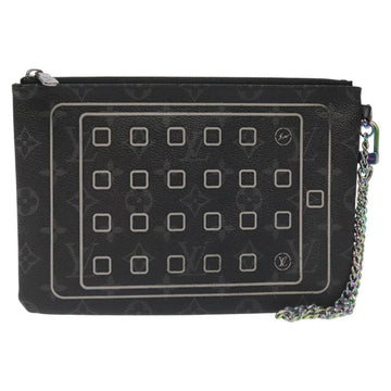 LOUIS VUITTON Monogram Eclipse Fragment iPhone Case M64449 LV Auth 113202 - 0