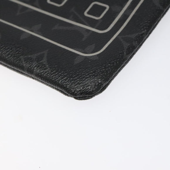 LOUIS VUITTON Monogram Eclipse Fragment iPhone Case M64449 LV Auth 113202