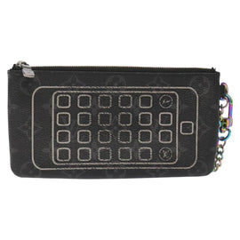 LOUIS VUITTON Monogram Eclipse Fragment iPhone Case M64433 LV Auth 113203 - 0