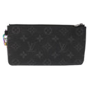 LOUIS VUITTON Monogram Eclipse Fragment iPhone Case M64433 LV Auth 113203-3