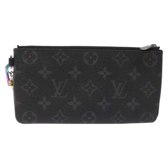 LOUIS VUITTON Monogram Eclipse Fragment iPhone Case M64433 LV Auth 113203