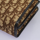 Christian Dior Trotter Canvas Hand Bag Brown Auth 113223-15