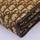 Christian Dior Trotter Canvas Hand Bag Brown Auth 113223-17